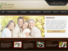 Tablet Screenshot of harmonydentalassociates.com